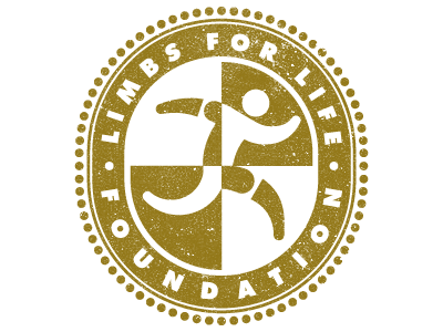 Limbs For Life crest logo prosthetics