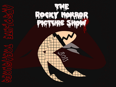 The Rocky Horror Picture Show 75s blackandwhite colors creative film illustration inspiration movie therockyhorrorpictureshow