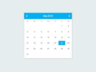 Jquery UI Date Picker Isolated CSS by Amit Keren on Dribbble
