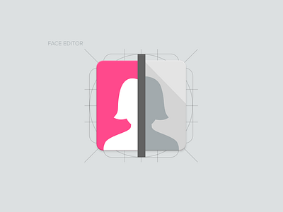 Face Editor Material Design Icon face editor icon material design material design icon material icon