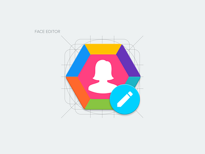 Face Editor Material Design Icon face editor icon material design material design icon material icon