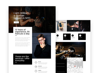 Day 002 - WordPress Freebie Template - Barber Shop