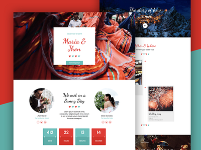 Spanish Wedding Landing Page