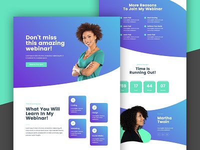 Webinar Landing Page By Amit Keren On Dribbble Webinar Landing Page By Amit Keren On Dribbble