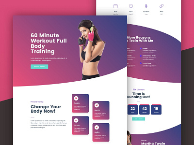 Personal Trainer Landing Page personal trainer personal trainer landing page