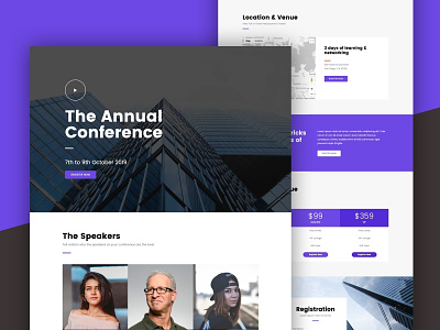 Conference Event Landing Page conference conference event conference event landing page landing page