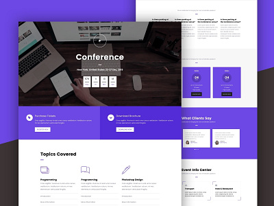 Conference Event Landing Page