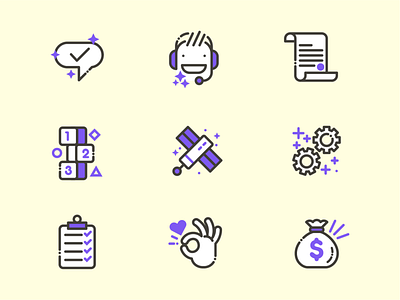 Communication Icons icons illustration