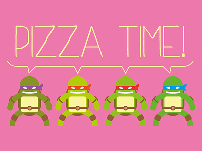 Pizza Time! ninja ninja turtles pizza time teenage mutant ninja turtles tmnt turtles