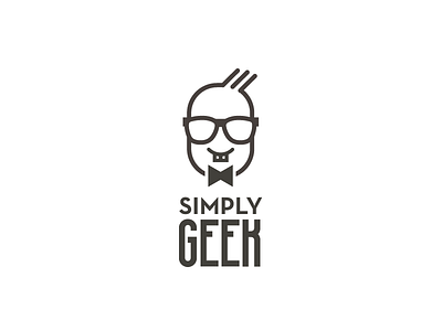 Simply Geek geek logo nerd