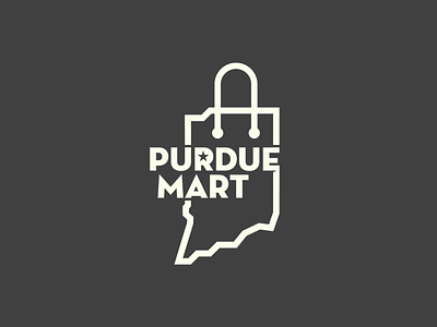 Purdue Mart Logo indiana logo market