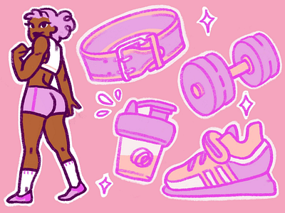 Pink Powerlifter