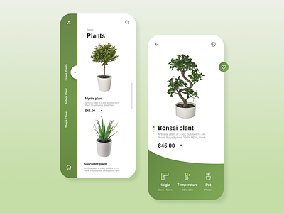 plants design figma network ui web website