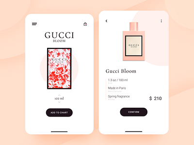 Gucci adaptive app dashboard design figma flat network top ux web