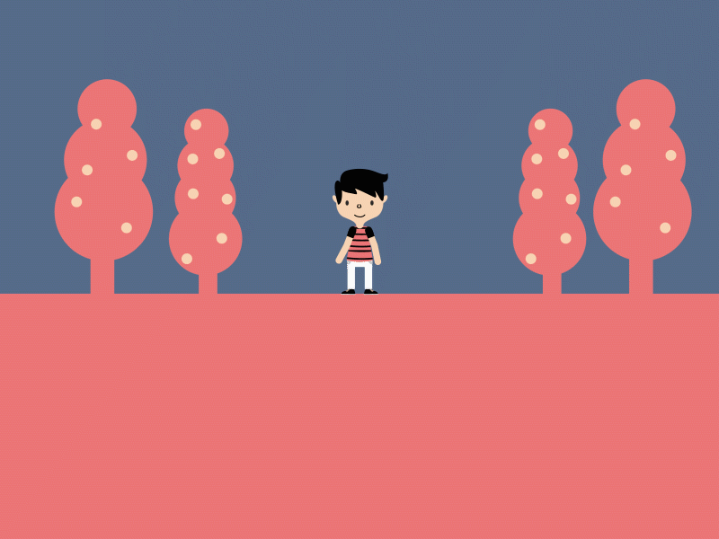 He is only a kid 2danimation character animation illustration motiondesign motiongraphics