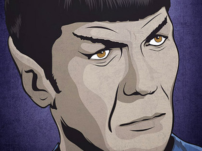 Spock illustration star trek