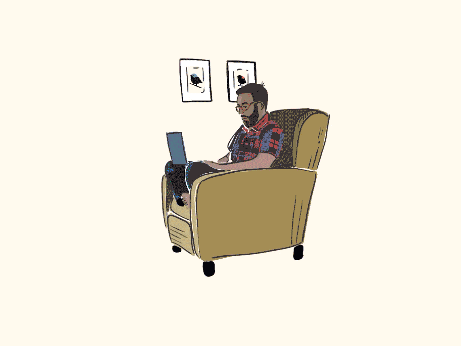 WFH Looping Animation
