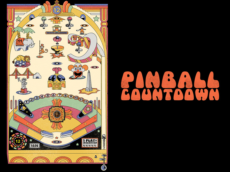 Pinball Countdown by Andrew C. Steger on Dribbble