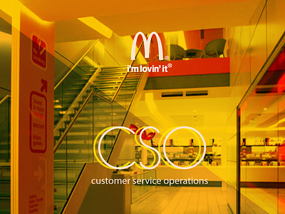McDonald's Customer Service Operations iPad App ux
