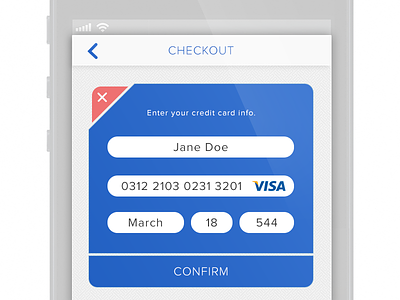 UI 4 - Credit Card Payment 100 days of ui cc check out credit card daily ui e commerce interface mobile ui