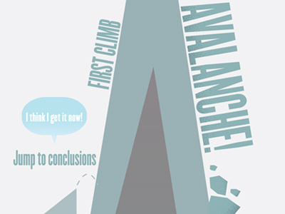 Avalanche! avalanche design graphic illustration illustration infographic mountain process