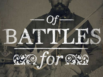 Of Battles For antique civil war distressed grain lyrics old poster texture the chariot type typography war