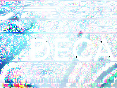 Experiment1 glitch noise typography