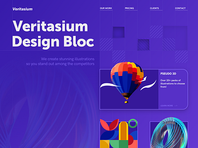 Veritasium Design Bloc - Web Page affinity affinity designer affinity photo design illustration illustrator keyshot keyshot9 ui ux vector web webdesign webdesigns website