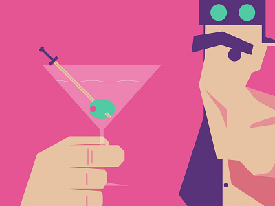 Conan Bday Party alcohol barbarian birthday celebrate celebration conan drink glass martini party