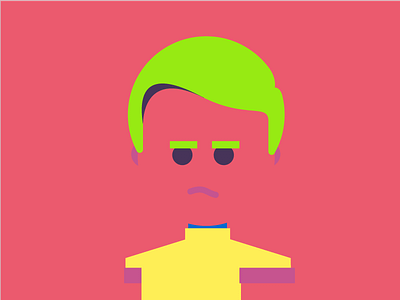 Little dude animation boy colorfull dude flash green illustration