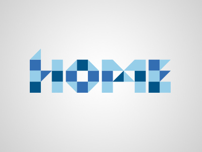 home branding deisgn geometric typography vector