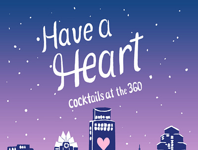 Have A Heart design illustration poster