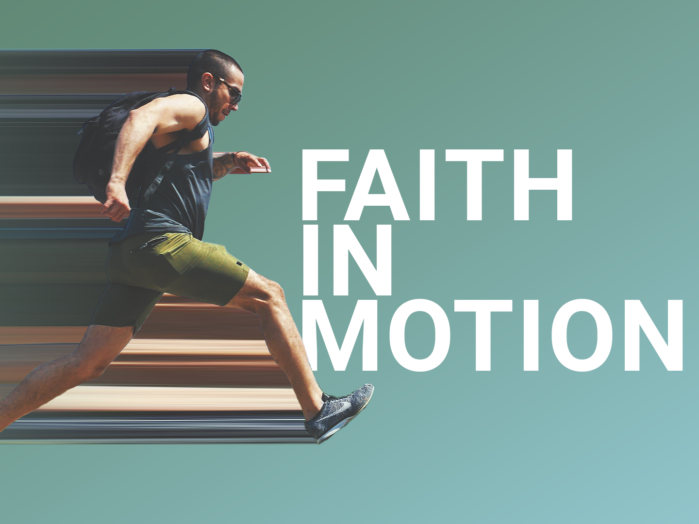 Faith In Motion Sermon Series Artwork by David W. Montgomery on Dribbble