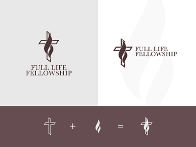 Full Life Fellowship Brand branding church church design design icon icons illustration logo vector