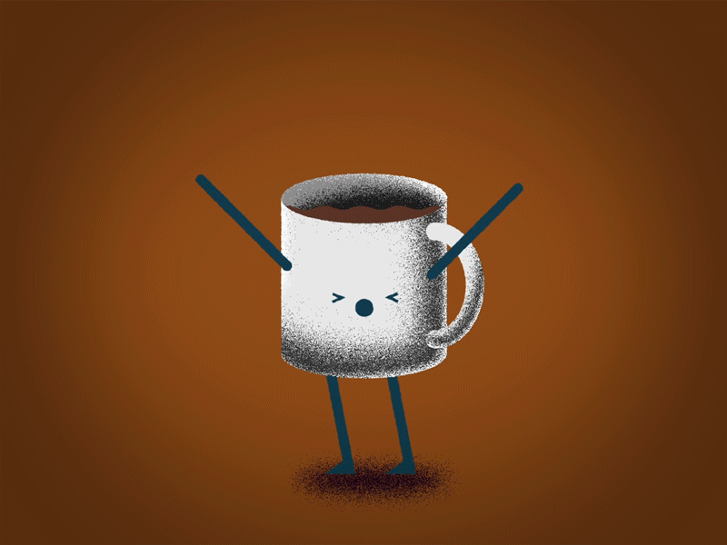 Horay for Coffee! animation motiongraphics vector