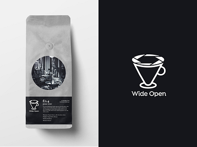 Wide Open Coffee Roasters coffee design dribbbleweeklywarmup illustration logo packaging vector warmup weeklywarmup