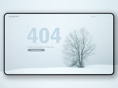 Daily UI #008 - 404 Page