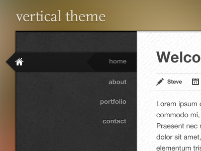 Generic blog theme