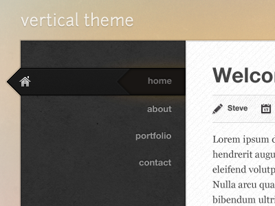 Refining blog helvetica icons iconsweets junction texture theme