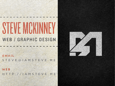 Business card front/back business card chase grunge logo status