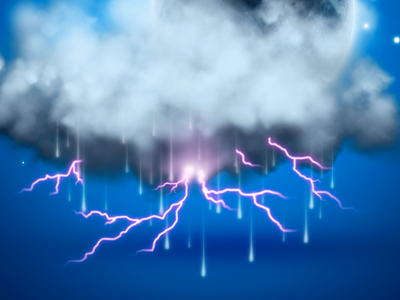 Lightning Storm (WIP) galan galan design icon lightning pixel kings ramiro ramiro galan storm weather weather app weather icon www.galandesign.com