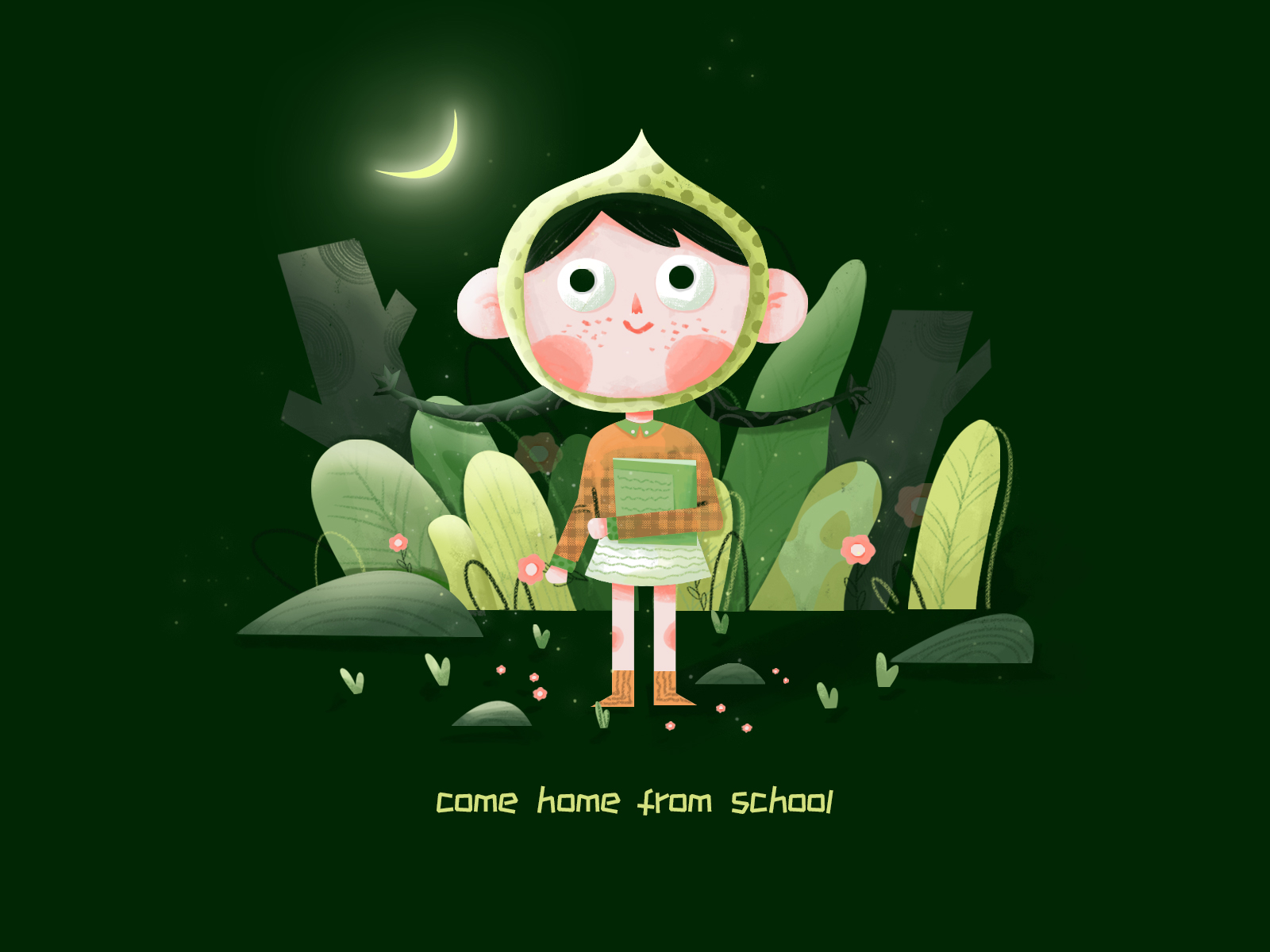 come-home-from-school-by-wanwanyouyou-on-dribbble