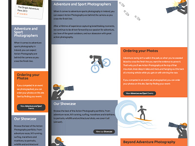 Action Photography Home Page 02 graphic icon logo vector website