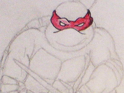 Raphael of the Turtles: Sketch