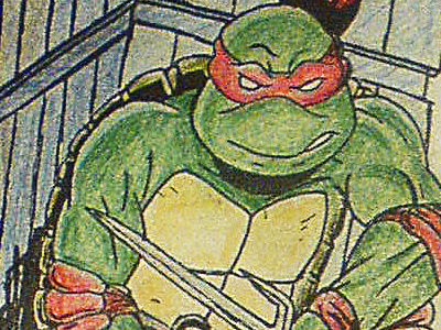 Raphael of the Turtles colour drawing ninja pen pencil raphael red sketch turtles