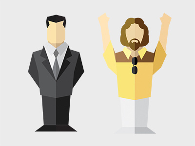 Character Illustrations business character designer dude illustration man suit vector