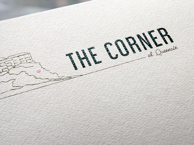 The Corner branding design graphics logo marketing visual identity