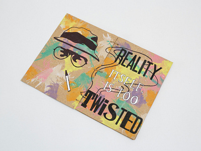 Fear & Loathing conceptual design design graphics illustration letterpress print