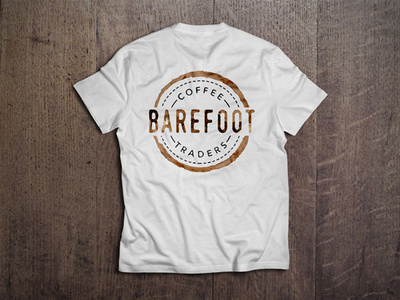 Barefoot Coffee Traders branding cafe logo coffee shop design graphics logo logo design visual identity