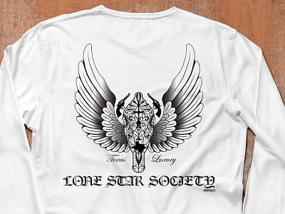 Lone Star Society Clothing Co. T-Shirt Design design fashion illustration